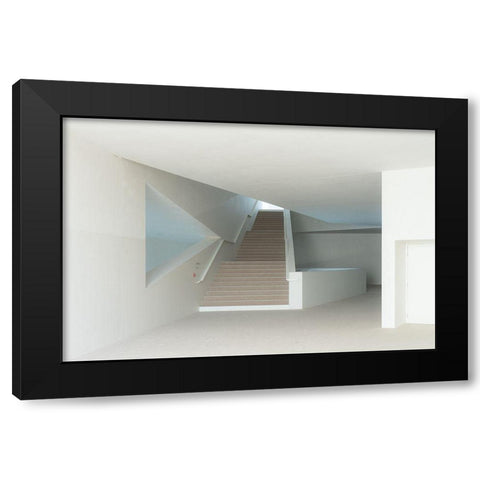 Le Gouvy Theatre Black Modern Wood Framed Art Print with Double Matting by Vangindertael, Luc