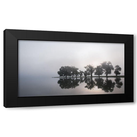 Before My Coffee... Black Modern Wood Framed Art Print by Linkhart, Andy