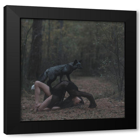 * Black Modern Wood Framed Art Print with Double Matting by Barantseva, Olga