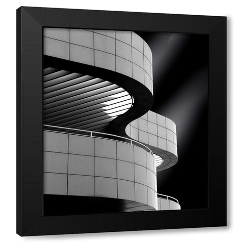 Getty Museum Black Modern Wood Framed Art Print by Huang, Ivan