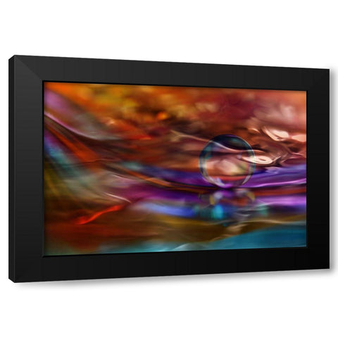 Transparent Black Modern Wood Framed Art Print with Double Matting by Westum, Heidi