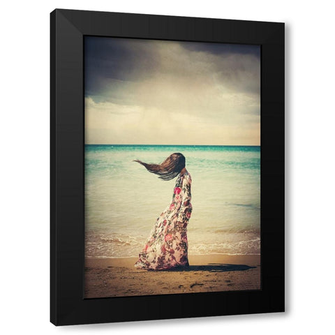 Abandoned Dreams Black Modern Wood Framed Art Print with Double Matting by Bekyarova, Svetlana