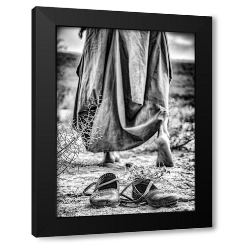 Passenger Black Modern Wood Framed Art Print by Saeidinia, Afshin