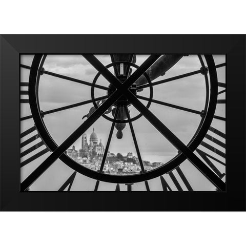 A View Through Time Black Modern Wood Framed Art Print by Raif, Joshua