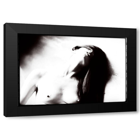 Asphyxy Black Modern Wood Framed Art Print by Goryunov, Georgy
