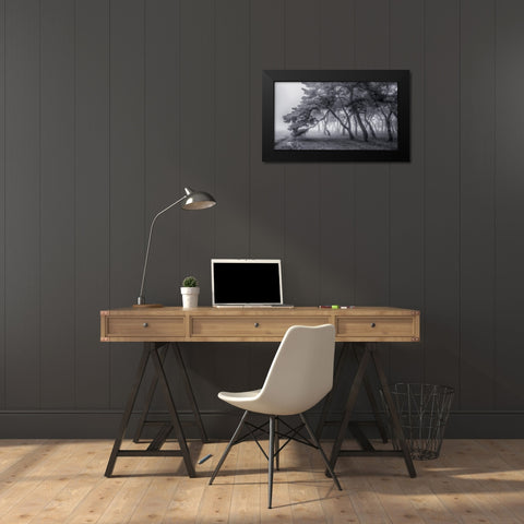 Always Black Modern Wood Framed Art Print by Seo, Tiger
