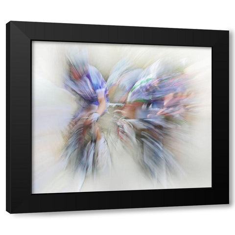 Taking The Lead Black Modern Wood Framed Art Print with Double Matting by Urlings, Lou