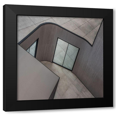 Third Level Black Modern Wood Framed Art Print with Double Matting by Claes, Gilbert