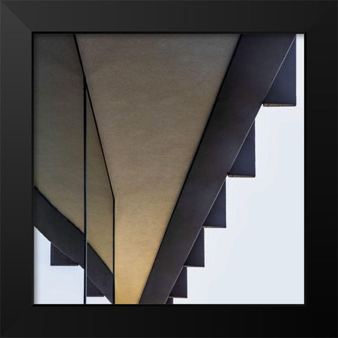 Facciata Dentata Black Modern Wood Framed Art Print by Claes, Gilbert