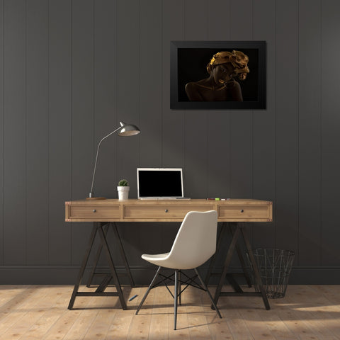 Untitled Black Modern Wood Framed Art Print by Eichelberg, Amnon
