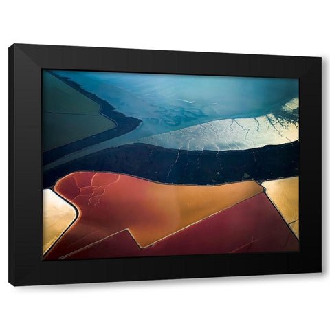 Salt Flats 005 Black Modern Wood Framed Art Print by Darby, Rob
