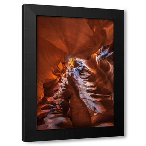 The Eye Of God Black Modern Wood Framed Art Print with Double Matting by C. Sink, Jeffrey