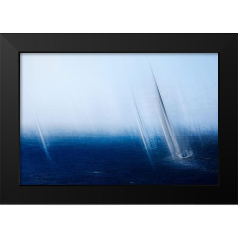 Freedom Black Modern Wood Framed Art Print by Flour, Bruno