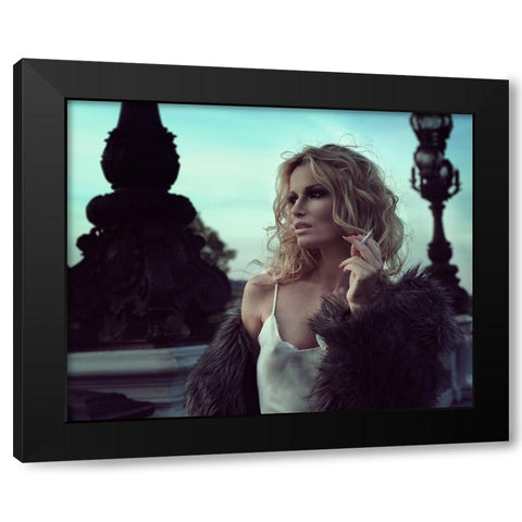 Linger Black Modern Wood Framed Art Print by Kreiten, Mike