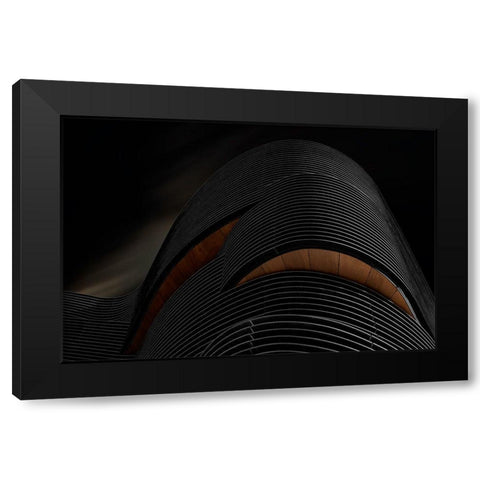 Closed Existence Black Modern Wood Framed Art Print by Claes, Gilbert