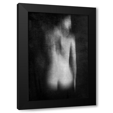 Back Seated Black Modern Wood Framed Art Print by Rebustini, Luca