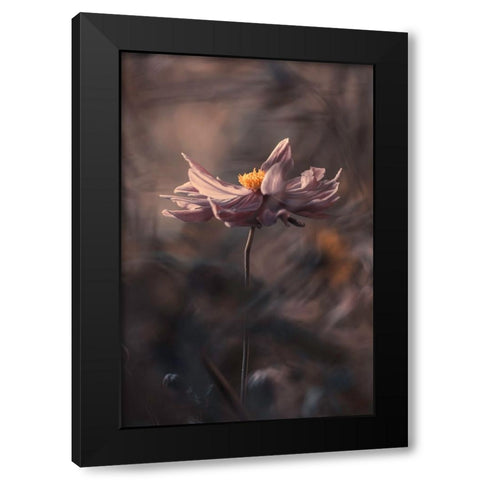 Japanese Style Black Modern Wood Framed Art Print by BRAVIN, Fabien