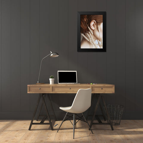 Rye Black Modern Wood Framed Art Print by Gorecka, Dorota