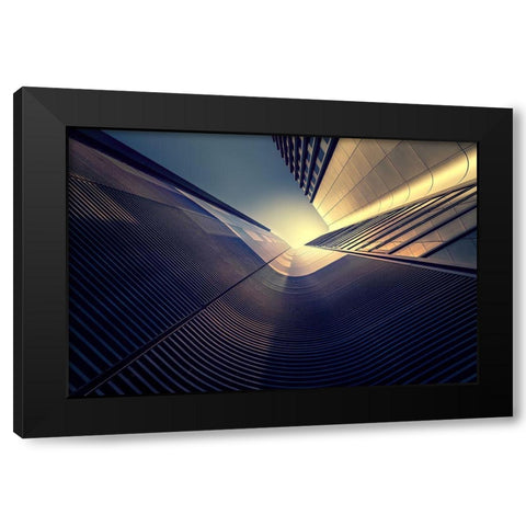 Evanescens Black Modern Wood Framed Art Print by Huybrighs, Marc