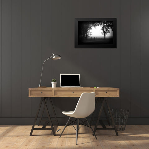 Early Bird Black Modern Wood Framed Art Print by Van Bijnen, Jacqueline