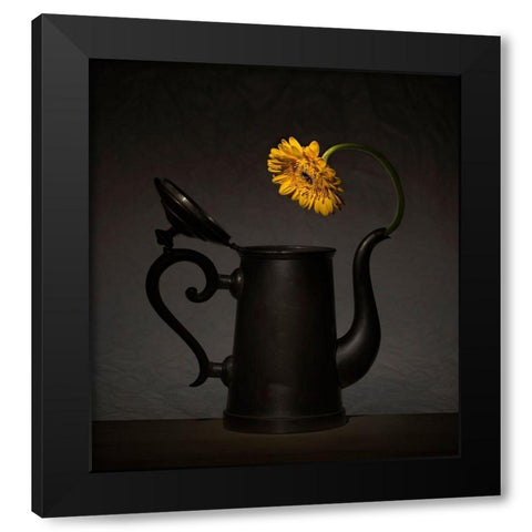 Is It Me In There? Black Modern Wood Framed Art Print with Double Matting by De Kogel, Wieteke