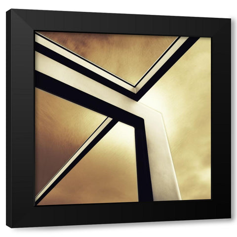 Atlas Black Modern Wood Framed Art Print with Double Matting by Huybrighs, Marc