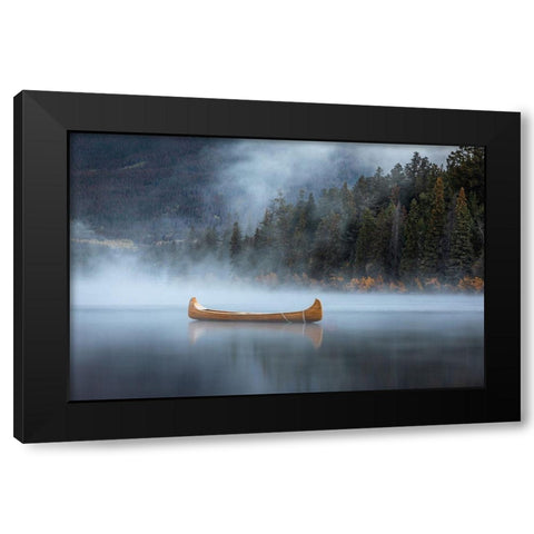 Jasper-Canada Black Modern Wood Framed Art Print with Double Matting by Lozitsky, Alexander
