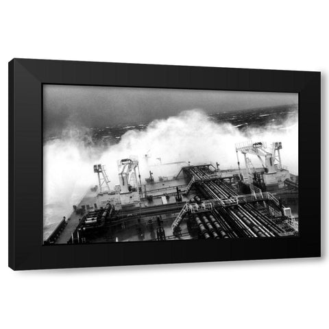 Storm Black Modern Wood Framed Art Print by Nesvetaylov, Dmitry