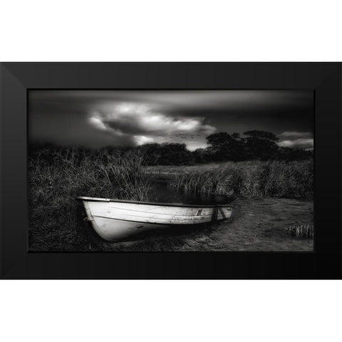 Beautiful! Magnificent Desolation... Black Modern Wood Framed Art Print by Depaepe, Yvette