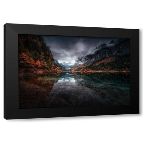 Piel De Agua. Black Modern Wood Framed Art Print by Pablo De, Juan