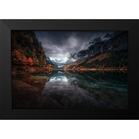 Piel De Agua. Black Modern Wood Framed Art Print by Pablo De, Juan