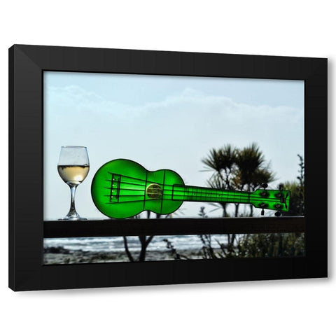 Lazy Afternoon Black Modern Wood Framed Art Print by Scott Johnson, Ronald
