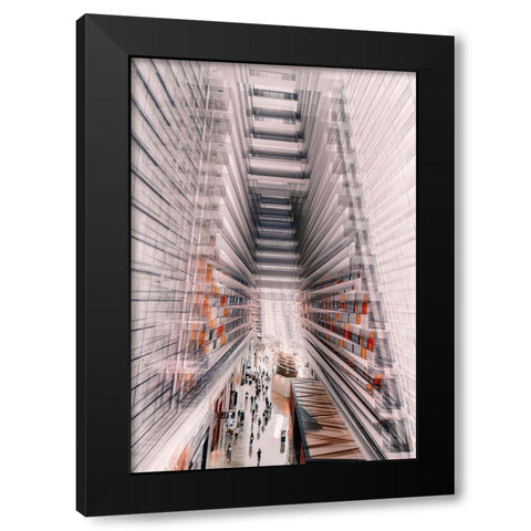 Marina Bay Sand Black Modern Wood Framed Art Print by Chiriaco, Carmine