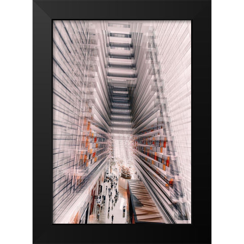 Marina Bay Sand Black Modern Wood Framed Art Print by Chiriaco, Carmine