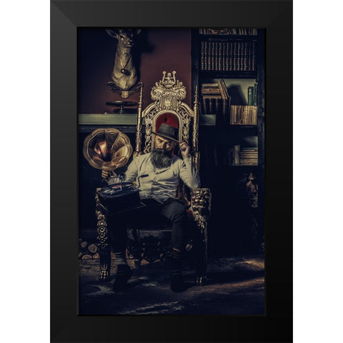 Full Of Broken Thoughts .... Black Modern Wood Framed Art Print by gNo