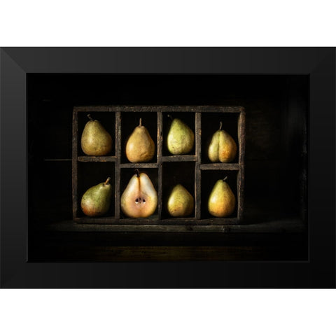 Be Different ! Black Modern Wood Framed Art Print by Bonadio, Heather