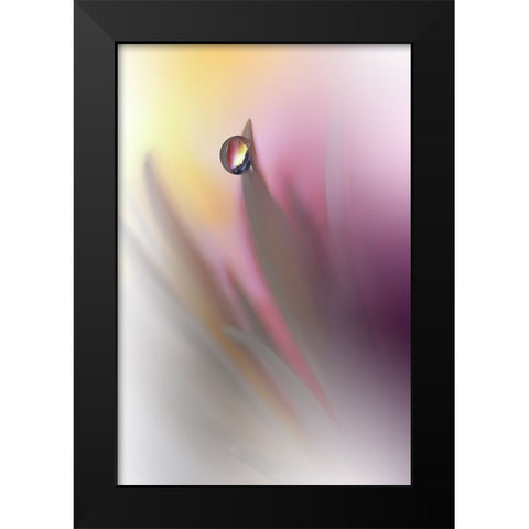 Abstract Illusion.. Black Modern Wood Framed Art Print by Nan, Juliana