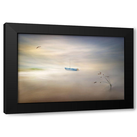 Dreaming Of The Sea Black Modern Wood Framed Art Print with Double Matting by Osuna, Fran