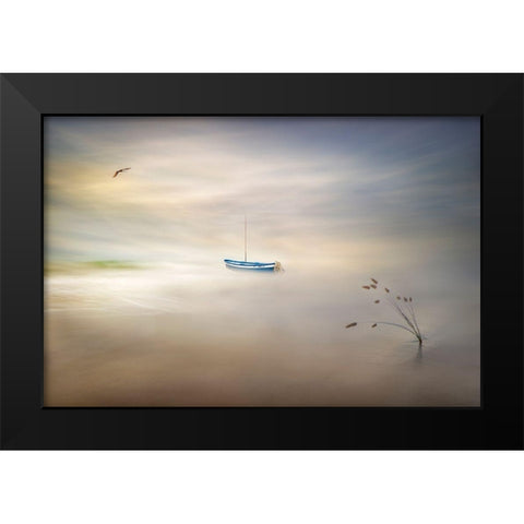 Dreaming Of The Sea Black Modern Wood Framed Art Print by Osuna, Fran