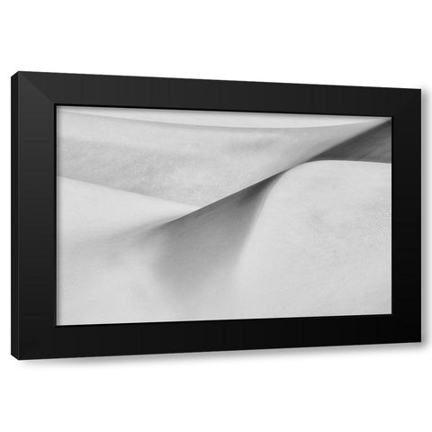 Curves Of Desert Ii Black Modern Wood Framed Art Print with Double Matting by Mehrafshar Efiap, Babak