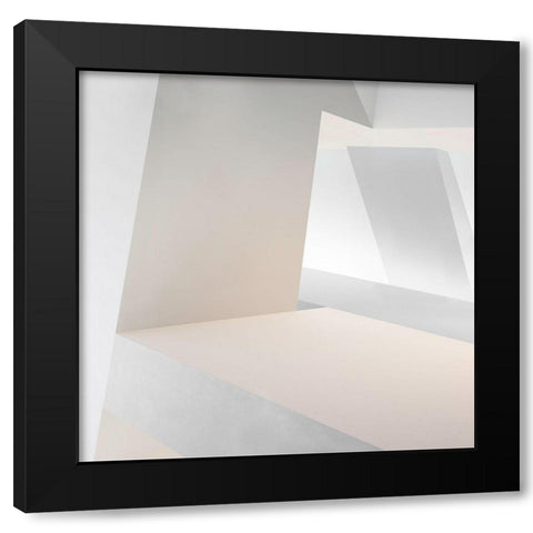 Soffitto Leggero Black Modern Wood Framed Art Print with Double Matting by Claes, Gilbert