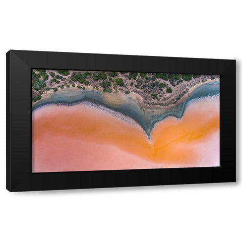 Colostrai Black Modern Wood Framed Art Print with Double Matting by Moglia, Fabrizio