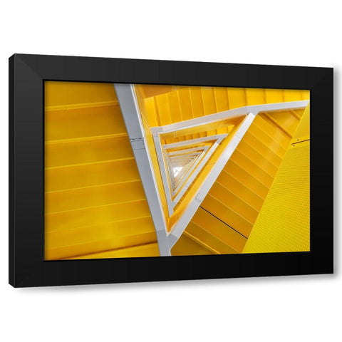 Stairway To Enlightenment Black Modern Wood Framed Art Print by Pearson, Wayne