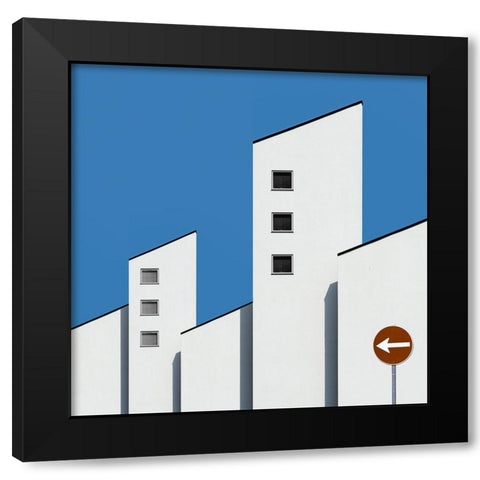 Architecture Black Modern Wood Framed Art Print by Schuster, Inge
