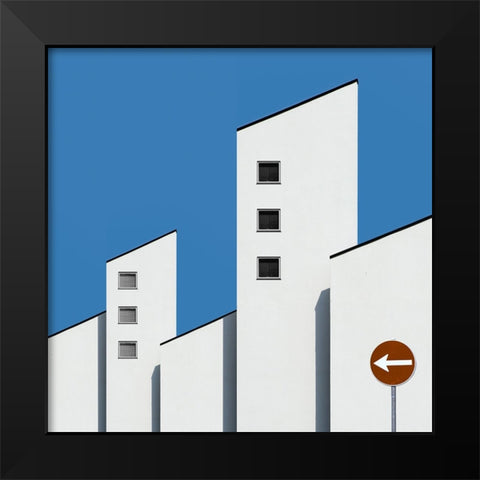 Architecture Black Modern Wood Framed Art Print by Schuster, Inge