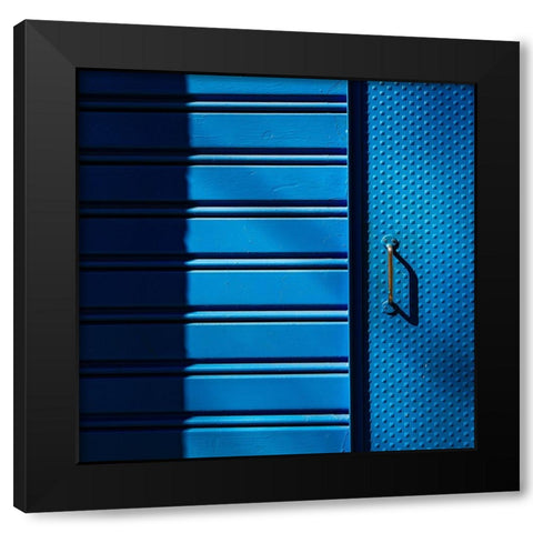 Industrial Detail Barcelona Black Modern Wood Framed Art Print with Double Matting by Schuster, Inge