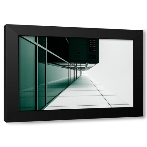 ... To Sky Black Modern Wood Framed Art Print by Vollrath, Jorg