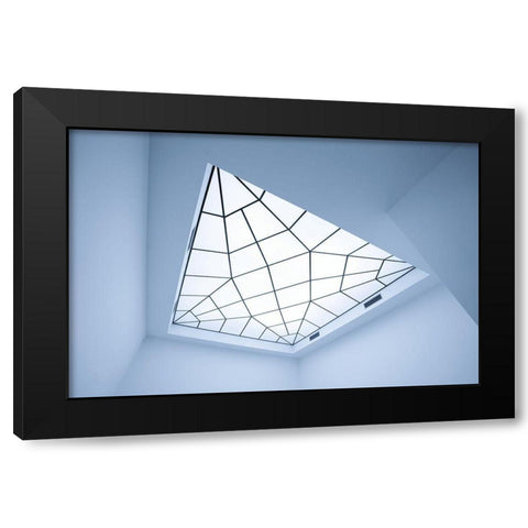 Time For Abstractions Black Modern Wood Framed Art Print by Dingemans, Saskia