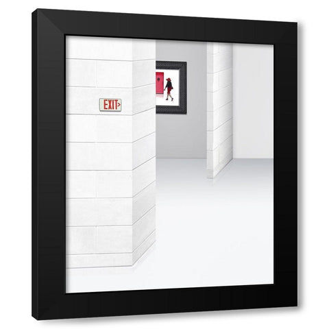 The Way Out Black Modern Wood Framed Art Print by Adams, Richard