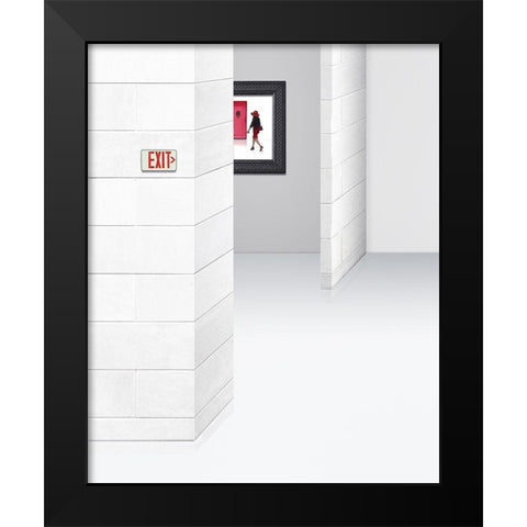 The Way Out Black Modern Wood Framed Art Print by Adams, Richard